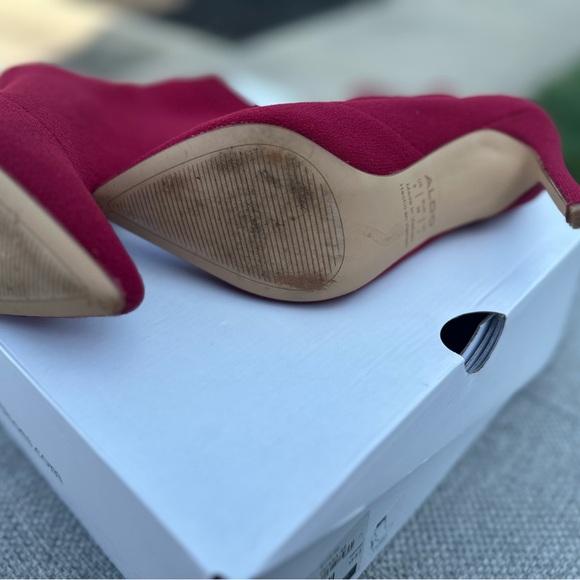 ALDO | Raspberry Sock Bootie - Picture 3 of 7